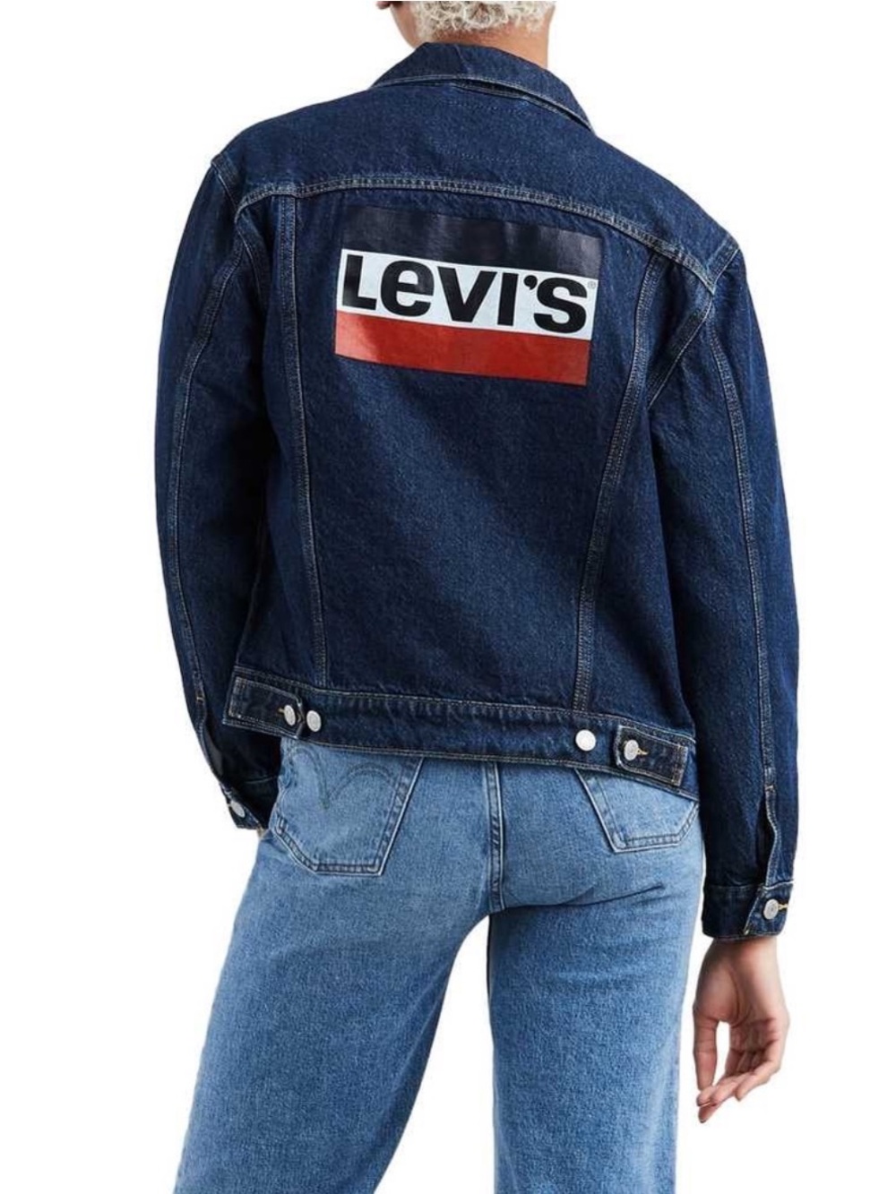 Levi's Dark Blue Denim Trucker Jacket
